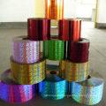 bopp rainbow thermal film/clear holographic film/Laser Holographic film for decoration